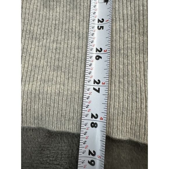 Lord & Taylorβ100% Cashmere Off Shoulder Sweater Gray XS Soft Cozy Elegant - Picture 8 of 10